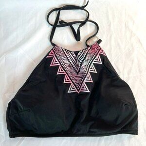 Pink VS Swim Suit Bikini Top High Neck Halter Top